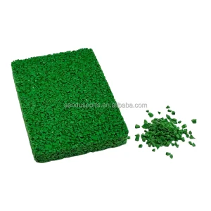 School Playground Surface Flooring EPDM Rubber Granules Weather Resistant UV Protection Customizable Shape
