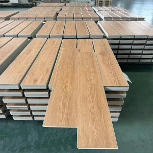 Scratch Resistance Eco Friendly SPC Flooring 8mm Waterproof Vinyl Plank Anti slip Surface for Living Room Supermarket Gym Use