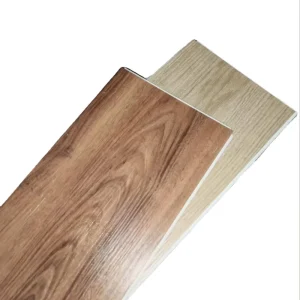 Scratch-Resistant Plain Wood Grain SPC Flooring Waterproof Click Installation for Commercial and Residential Use