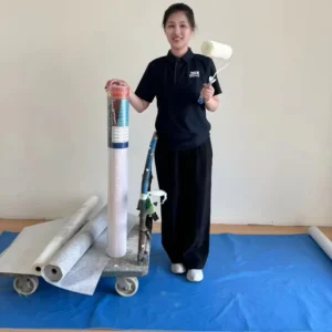 Self-Adhesive Breathable Waterproof Paintproof Floor Protection Felt for Living Room and Stairs