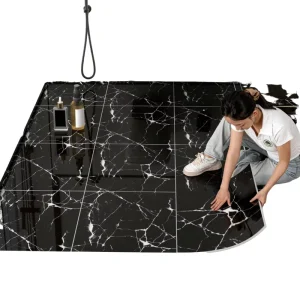 Self-Adhesive Embossed Textured PVC Plastic Flooring