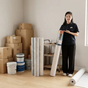 Self-Adhesive Floor Protection Felt for Living Room and Stairs