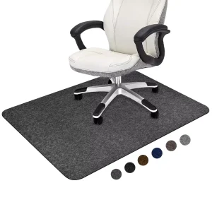 Self-Adhesive Polyester Office Chair Mat, Anti-Slip and Easy to Clean