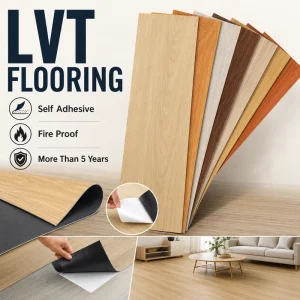 Self-Adhesive Vinyl LVT Peel-and-Stick Flooring Marble Design Waterproof Anti-Slip Kitchen Bathroom Export Distributor