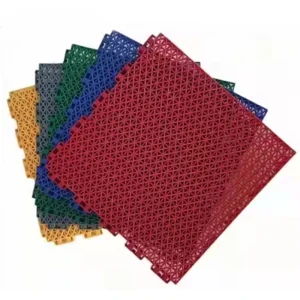 Self Locking Tiles Mat 3×3 Basketball Sports Flooring PP Suspended Modular Indoor Sports Court