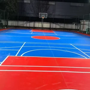 Sendu Ensures Consistent Quality Eco Process Indoor Liquid Coating Silicone High Density Fireproof Basketball Court Floor Paint