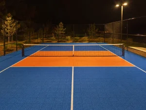 Senior Community Pickleball Court Floor Modular PP Tiles for Active Living Centers and Residential Developments