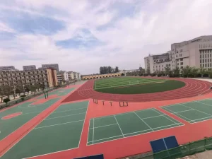 Setdream Rubber Eco Friendly Shock Absorption Basketball Court Color Customizable Sports Floor