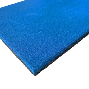 Shock Absorbent High Density Anti-Static 15mm Rubber Flooring Mat Heavy Duty Interlocking Tiles Soundproof Gym Weight Area