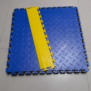 Shock Absorbent PVC Interlocking Flooring Anti-Fatigue for Gyms Sports Facilities