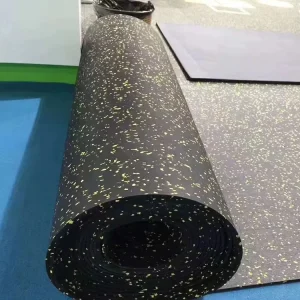 Shock Absorber Wear-resistant Anti-slip Rubber Mat EPDM Rubber Flooring Roll