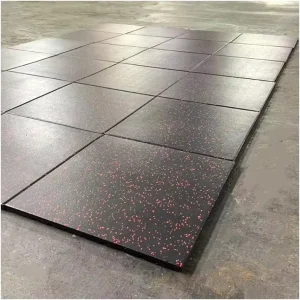 Shock-Absorbing 25MM Rubber Gym Floor Mats for Gyms, Sports Facilities, Exercise Areas Ready Factory Supply