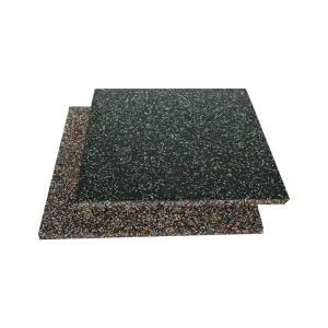 Shock-Absorbing Abrasion-Resistant EPDM Gym Rubber Floor 40mm