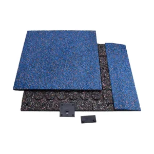 Shock-Absorbing Anti-Slip Rubber Sports Gym Flooring Tiles