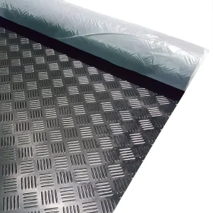 Shock-Absorbing Checker Anti-Slip Rubber Flooring Sheets