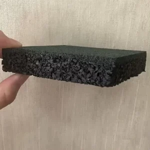 Shock-Absorbing Durable High-Density Safety Non-Toxic Soundproof Rubber Flooring Tiles for Gym, Playground, Outdoor