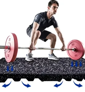 Shock Absorbing EPDM Gym Rubber Floor Rolls Tiles Sports Equipment Rubber Floor Mat Premium Rubber Flooring