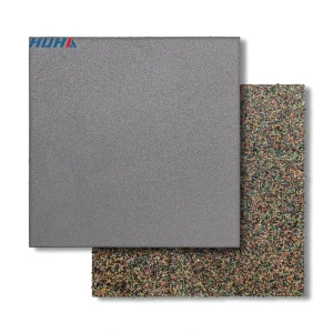 Shock Absorbing Eco Friendly Rubber Gym Floor Mats for Outdoor Areas and Long Lasting Floor Installations