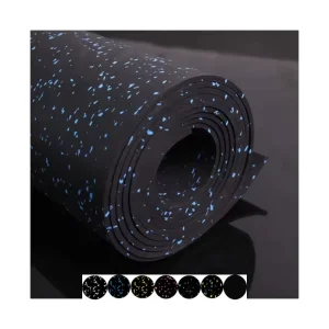 Shock Absorbing Fireproof Commercial Rubber Gym Flooring Mats Roll