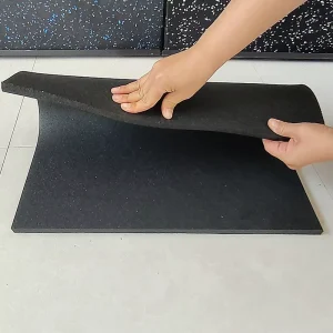 Shock Absorbing Granule Rubber Mat for Hardwood Floors Gym Shooting Range