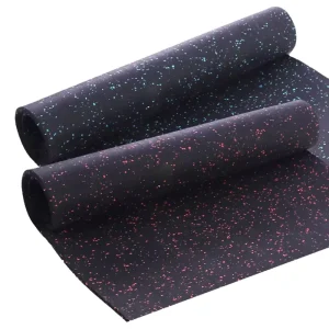 Shock Absorbing Gym Floor Rubber Roll Commercial Flooring Supplier