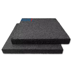 Shock Absorbing High Density Ricochet Resistant Rubber Shooting Range Floor Tiles for Shooting Ranges and Indoor Facilities