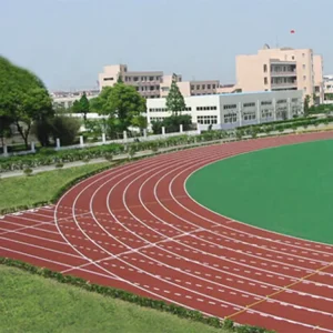 Shock-Absorbing Impact-Resistant PU Synthetic Sports Flooring System for Running Tracks