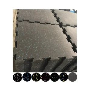Shock-Absorbing Interlocking Rubber Sports Gym Floor Mat