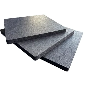 Shock-Absorbing Noise-Reducing Rubber Gym Floor Tiles for Fitness
