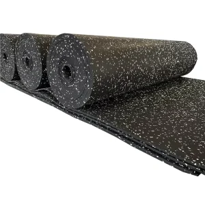 Shock Absorbing Noise Reduction Rubber Flooring Roll Used Gym Mats for Sale