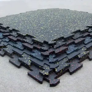 Shock-Absorbing Noise-Reduction Rubber Flooring for CrossFit and Gyms