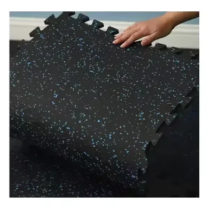 Shock-Absorbing Non-Toxic Sports Flooring Roll Tiles Gym Rubber Flooring