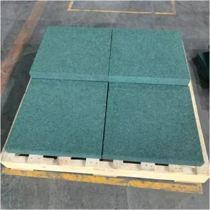 Shock Absorbing Ricochet Resistant Rubber Shooting Range Floor Tiles for Indoor Facilities and Areas
