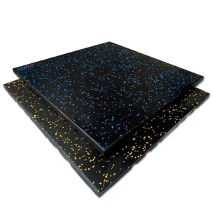 Shock Absorbing Rubber Gym Flooring for Gyms, Fitness Centers, and Training Tracks