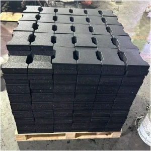 Shock Absorbing Rubber Interlocking Paver Tiles for Horse Stables and Long Lasting Floor Installations