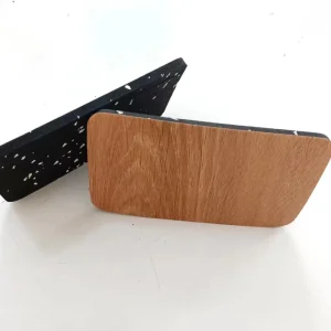 Shock-Absorbing Wooden Rubber Gym Flooring Tiles