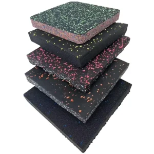 Shock Absorption Fitness Rubber Mat Gym Rubber Tiles Flooring