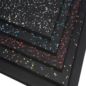 Shock Absorption Sport Gym Rubber Floor 15mm Mat Rubber Gym Flooring Rubber Mat Floor