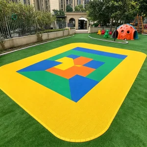 Shock Absorption Temporary Event Interlocking Sports Floor Tiles for Residential Activity Areas
