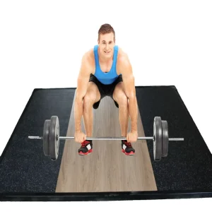 Shock Absorption Weight Lifting Platform Rubber Flooring Mat
