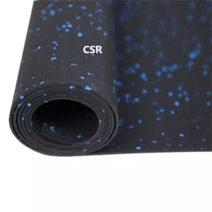 Shock Reducing Dirt Resistant 3-12mm Gym Rubber Flooring Roll Mat
