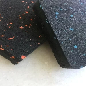 Shock-Reducing Waterproof Rubber Floor Mat Tile for Gym Flooring