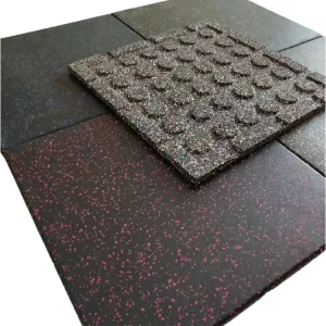 Shockproof Odorless Rubber Gym Mat Roll with Anti-Slip Protective Flooring IFHD Series