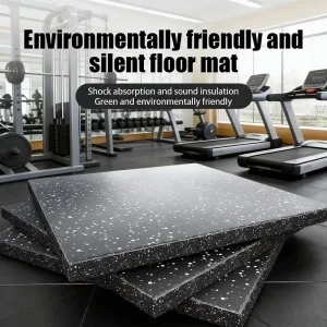 Shockproof Sports Flooring Interlocking High Density Rubber Flooring Eco-Friendly 20mm Gym Mat
