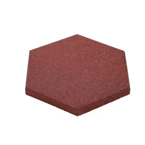Sidewalk Interlocking Horse Barn Dog Bone Rubber Pavers Mat Tiles Red Garden Safety Bricks CE Certified Fire Resistant Walkways