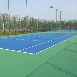 Silicon PU Court Sport Flooring Eco Friendly Multi Sport Surface for Indoor Outdoor Use