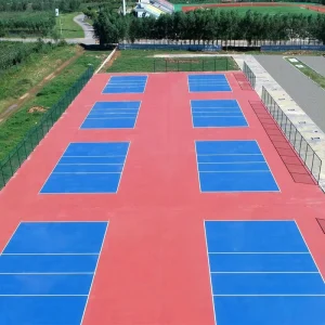 Silicon PU Material for Badminton Volley Ball Futsal Court Flooring