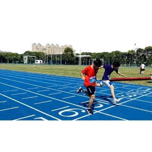Silicone PU Multi-Sport 13mm Thick Sports Flooring Wear-Resistant Synthetic Track Surface Environmental