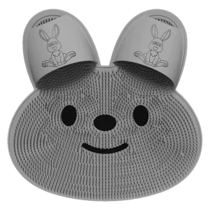 Silicone Rabbit Foot Bath Mat Non-Slip Eco-Friendly Home Use Back Massage Dead Skin Removal Shower Floor Mat
