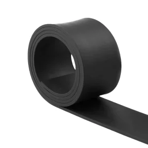 Silicone Rubber Roll Black Shore35 Anti Slip Garage Floor Covering Tiles 330x330cm Roll Customizable Thickness Cutting